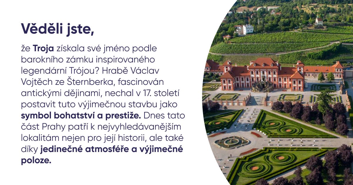 Troja, Praha, Investice, Pozemek