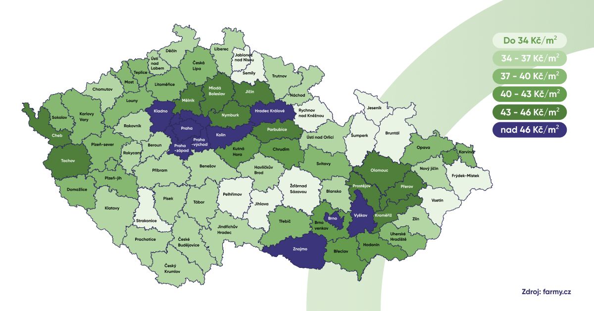 tržní cena půdy, kolik stojí půda, cenová mapa půdy, cena zemědělské půdy 2025, výkupní cena půdy, prodej zemědělské půdy, cena orné půdy